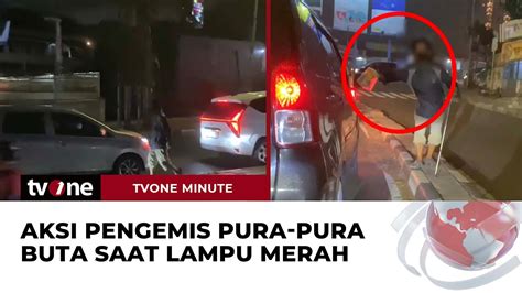 Pengemis Di Bandung Pura Pura Buta Saat Lampu Merah Dan Jalan Santai