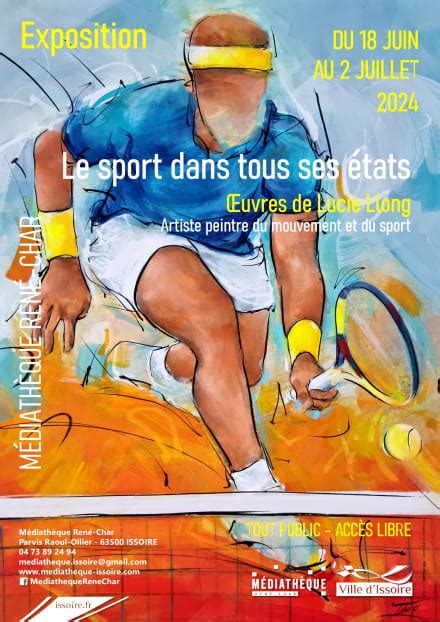 Exposition Le sport dans tous ses états Auvergne Destination