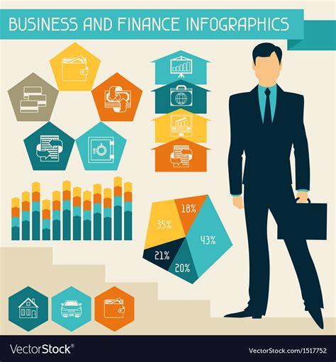 Business And Finance Infographics Royalty Free Vector Image