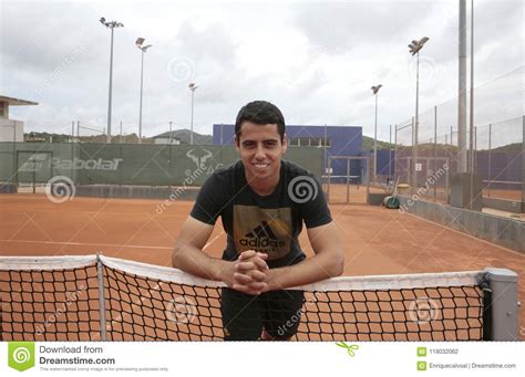 Spain Tennis Player Jaume Munar Pose in the Rafa Nadal Academy ...