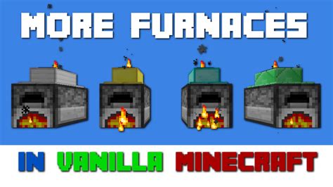 More Furnaces Mod In Vanilla Minecraft 1 12 Minecraft Mod