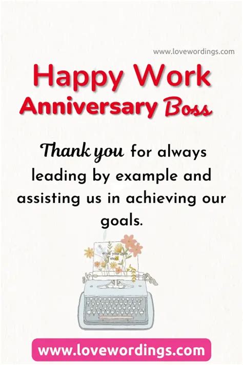 45 Amazing Work Anniversary Wishes To Boss 2023