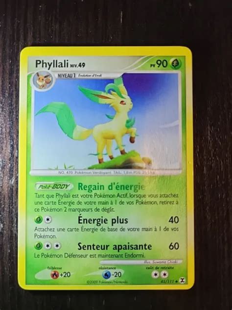 CARTE POKÉMON PHYLLALI 45 111 Platine Rivaux Émergeants EUR 1 00