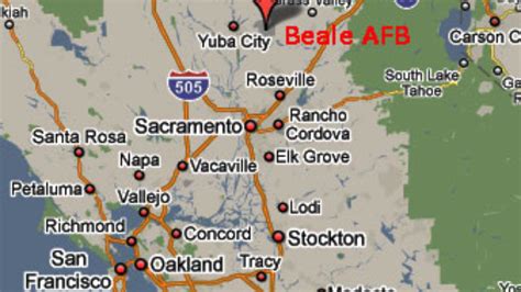 Beale Afb California Map - Corina Charmaine