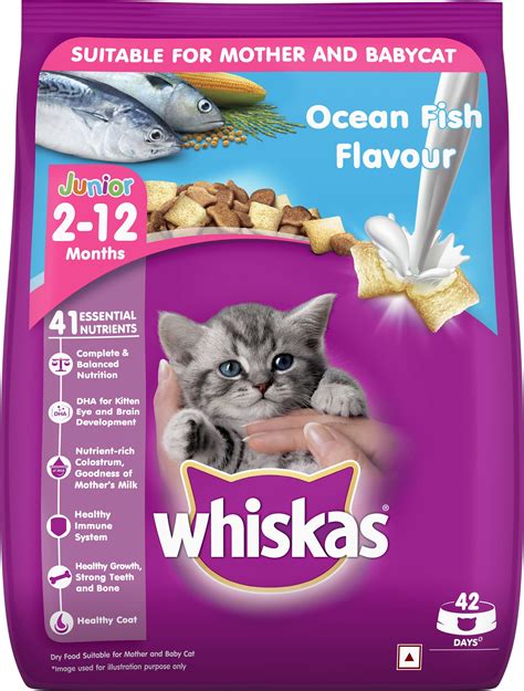 Buy Whiskas Kitten Months Dry Cat Food Ocean Fish Flavour With