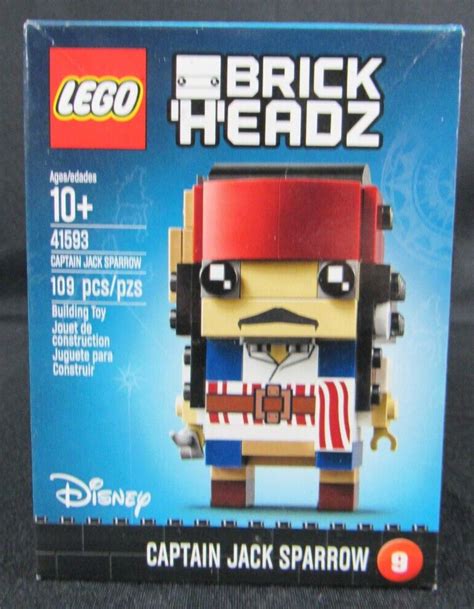 LEGO BRICKHEADZ Captain Jack Sparrow 41593 For Sale Online EBay