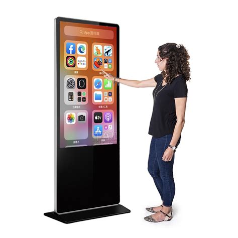 Smart Android Video Advertising Screen Lcd Inch Indoor Floor Stand