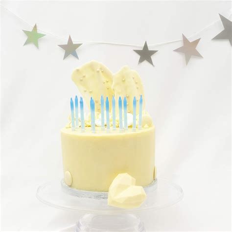 Blue Ombre Cake Candles with Holders (24 Pack) – TopToy