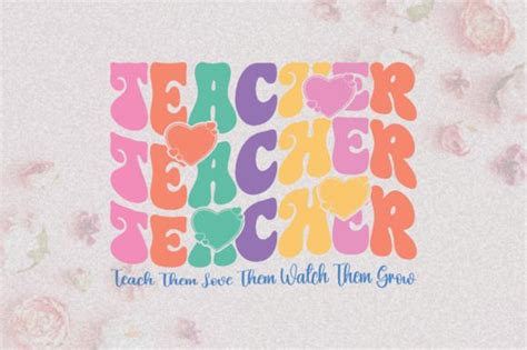 Teacher Flower Svg Graphic By Craftlab98 · Creative Fabrica