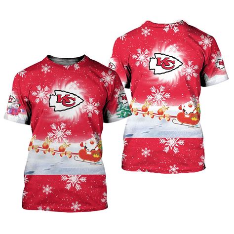 Kansas City Chiefs Christmas Pattern Limited Edition Unisex T Shirts