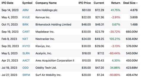 The 2023 IPO scene: Biggest hits and misses