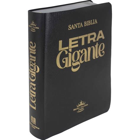 Biblia Rvr Letra Gigante Puntos Concordancia Covertex Negro