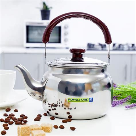 Buy Royalford Stainless Steel Stove Top Tea Kettle 2L Online In UAE