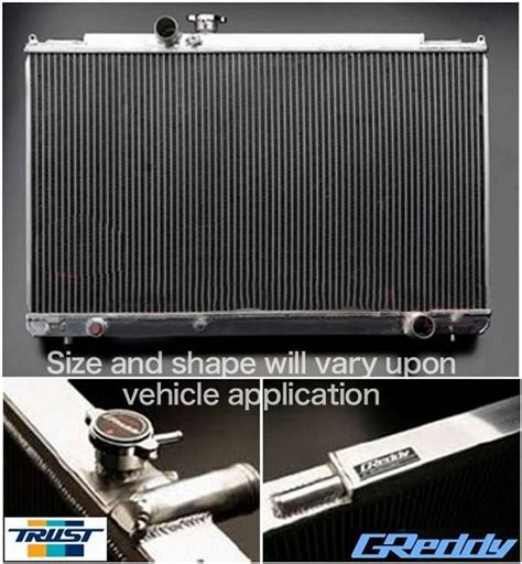 Jdmaccessories 12023801 Trust Greddy Radiator Tw R For Nissan