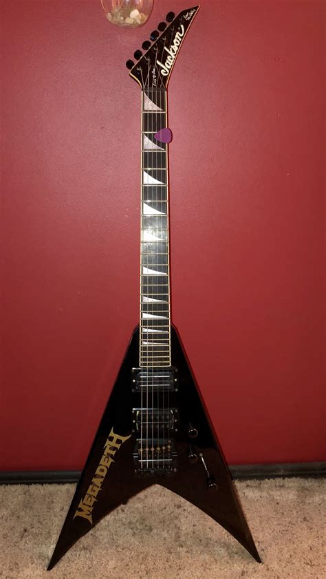 My ‘91 Jackson Dave Mustaine King V Jackson Guitars Guitar Cool Electric Guitars