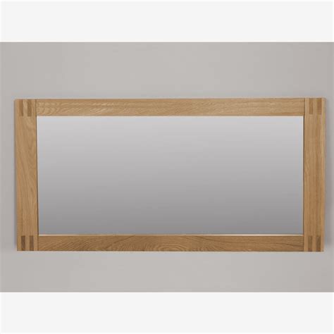 Alto Mirror In Natural Solid Oak Oak Furniture Land