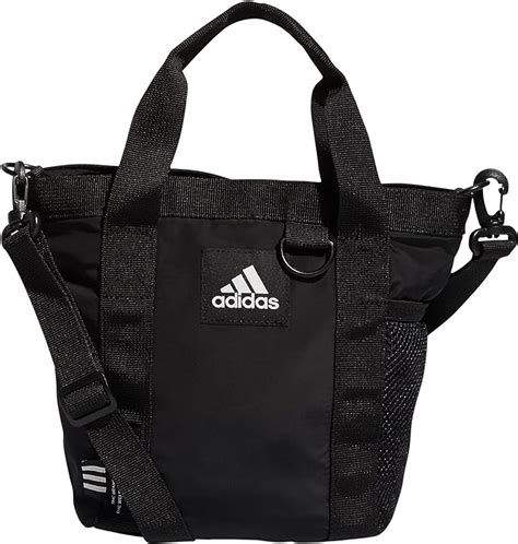 Adidas Women S Essentials Mini Tote Crossbody Bag Black One Size Gym Totes