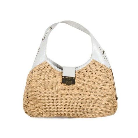 White Straw Handbag