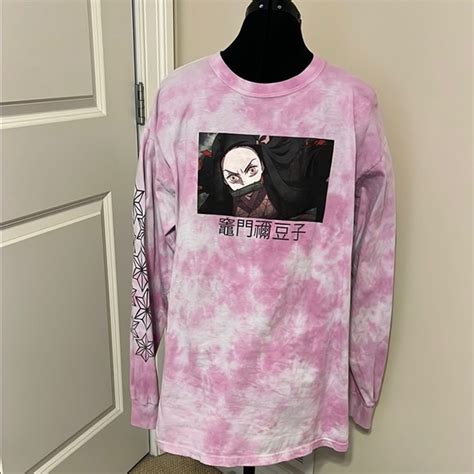 Hot Topic Tops Hot Topic Demon Slayer Kimetsu No Yaiba Nezuko Kamado Tiedye Tshirt Unisex