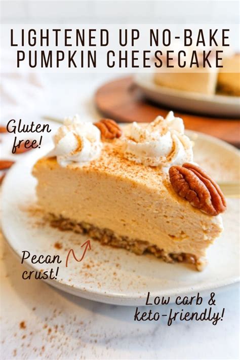 Easy Low Carb Pumpkin Cheesecake Recipe No Bake Garlic Salt And Lime