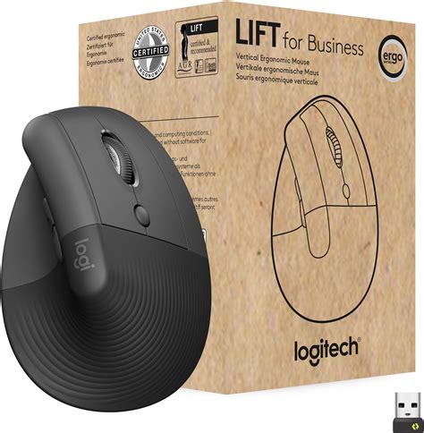 Logitech Lift For Business Souris Ergonomique Verticale Sans Fil