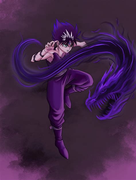 Hiei Dragon of the Darkness Flame by QueenieJackal on DeviantArt