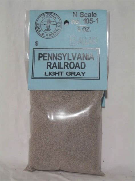 1051 Bag Pennsylvania Gray N Scale Ballast Model Railroad Ballast