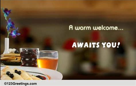 A Warm Welcome Free Party Invitations Ecards Greeting Cards 123