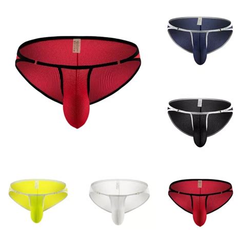 SEXY MEN SHEER Mesh Underwear Bikini Bulge Pouch Thongs Comfortable Briefs EUR 6 97 PicClick DE