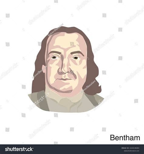 Jeremy Bentham Portrait Vector Illustration He Stock Vector (Royalty Free) 2224138283 | Shutterstock