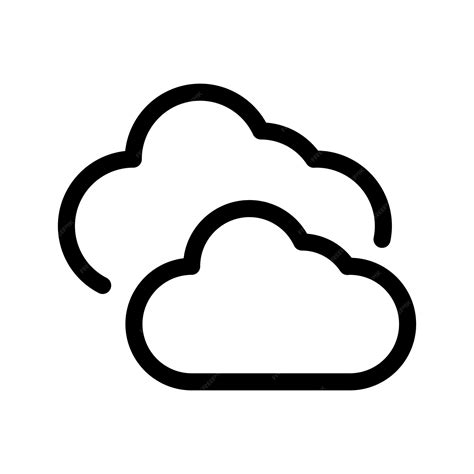 El Icono De La Nube Vector Premium