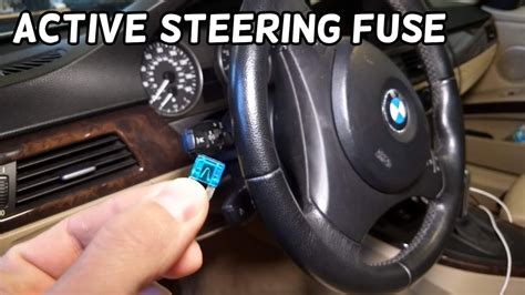 Active Steering Fuse Location Bmw E E E E Youtube