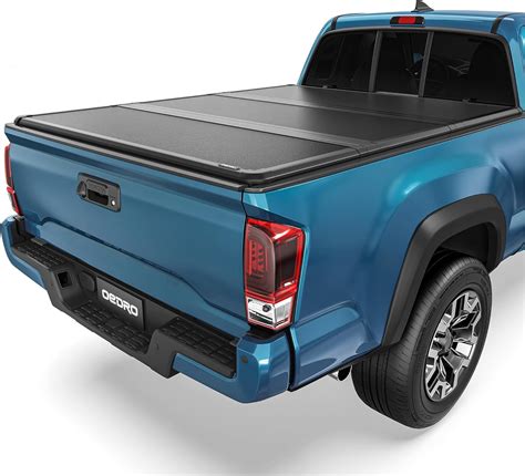 Oedro Frp Hard Tri Fold Tonneau Cover Folding Truck Bed Covers Compatible With 2016