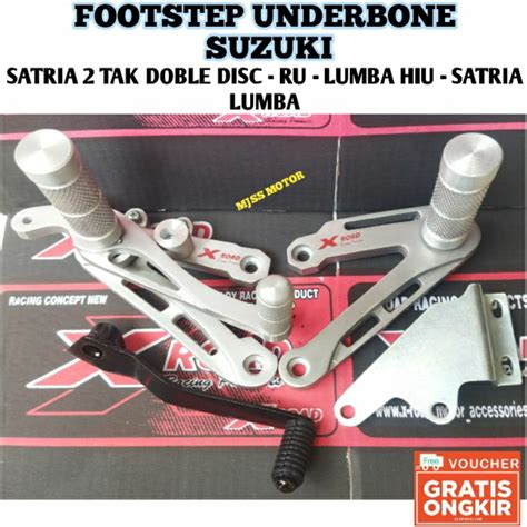 Jual UNDERBONE X ROAD SUZUKI SATRIA HIU LUMBA DOBLE DISC UNDERBONE