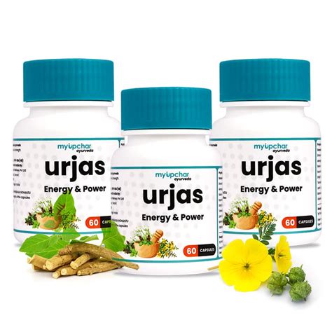 Buy Myupchar Ayurveda Urjas Energy Power Capsule For Men With