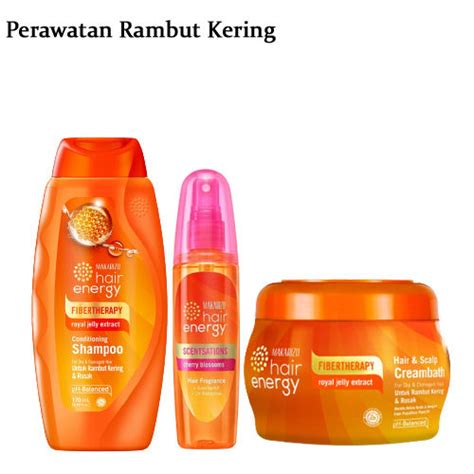 Makarizo Bundle Hair Energy Royal Jelly Perwatan Rambut Kering