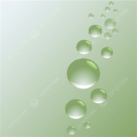 Green Water Bubbles Abstract Air Background Wallpaper Ocean Drop