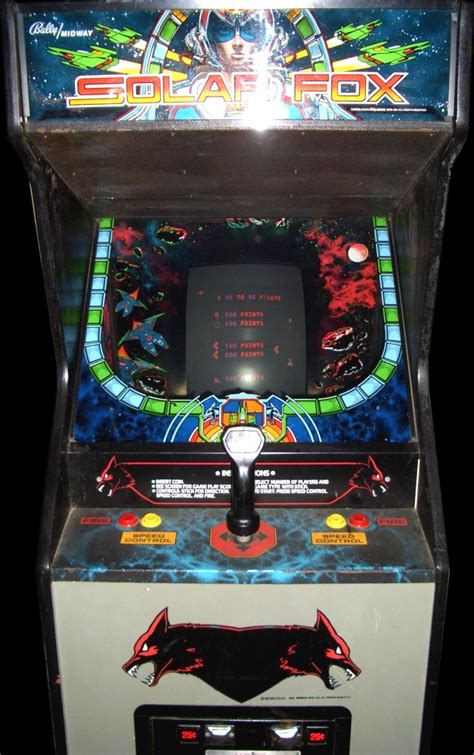 Solar Fox Arcade Game 1982 Arcade Retrogaming Oldschool