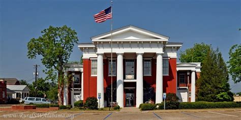 Wilcox County Courthouse at Camden, AL (built ca. 1858; recorded in ...