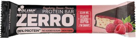 Baton Proteinowy Olimp Mr Zerro Protein Bar 50g Malina Ceny I Opinie