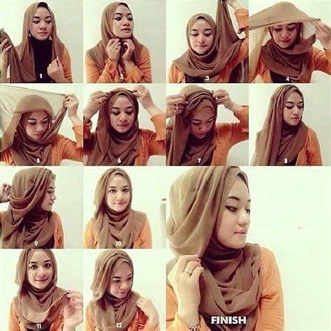 Hijab Without Cap Tutorials On How To Wear Hijab Without Undercap