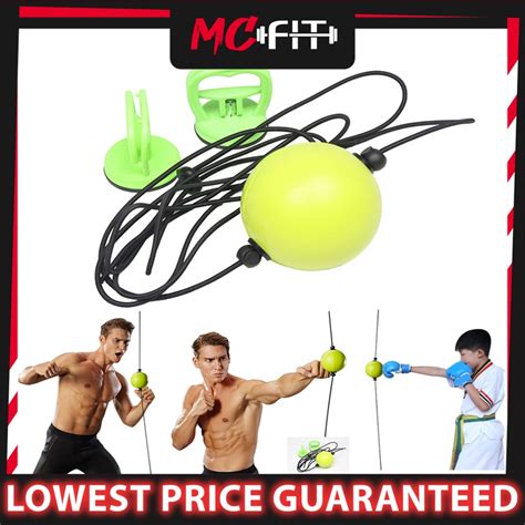 Mcfit Adjustable Suction Cup Boxing Reflex Speed Ball Sports Muay Thai