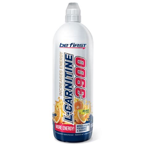 Л-карнитин жидкий концентрат Be First L-Carnitine 3900 мг 1000 мл ...