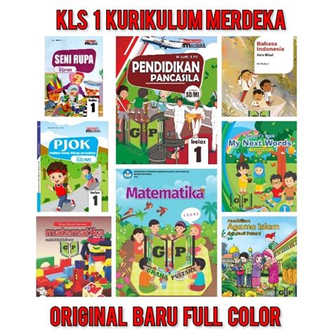 Jual Buku Kelas 1 Sd Kurikulum Merdeka Kurikulum Penggerak Harga Satuan