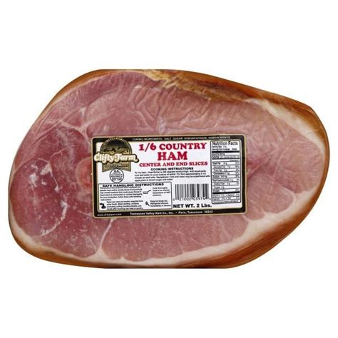 Clifty Farm Ham 1 6 Country Center And End Slices 2 Lb Instacart