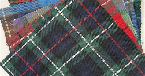 10oz Wool Tartan Fabric Swatches Scotlandshop