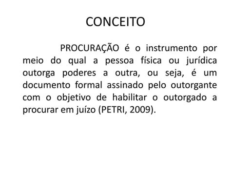 Tipos De Procuração