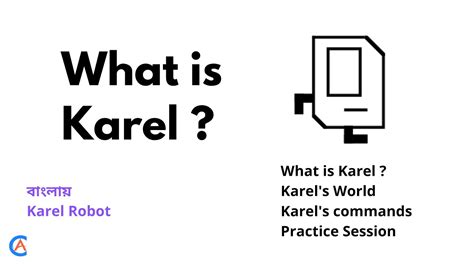 What Is Karel Karel S World Karel Commands Karel Programming