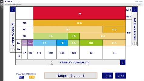 Staging Of Lung Cancer Chart