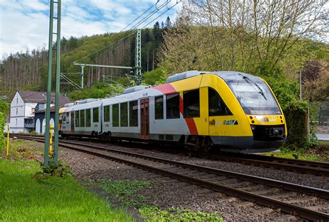 Nebel Im Hellertal Der VT 504 Ein Alstom Coradia LINT 41 Der Neuen